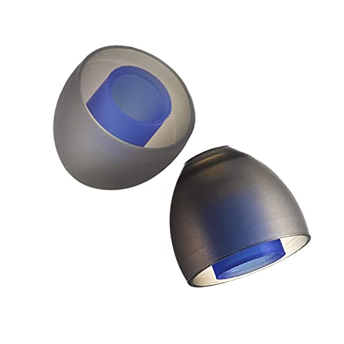 SpinFit CP155 for Wide and Long IEM Nozzle - L - Patented Silicone Eartips for Replacement (2 Pairs) (for Nozzle Diameter from 6-7mm) - Image 1
