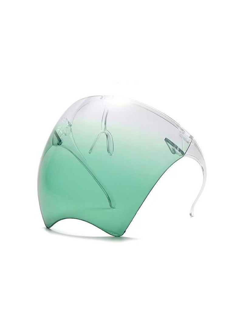 Generic 1-Piece High Quality Fashion Transparent HD Anti-Fog Sunglasses,Anti Droplet Dust-Proof Protect Full Face Covering Mask,Saliva-Proof Windproof Face Shield Sunglasses  - Image 1