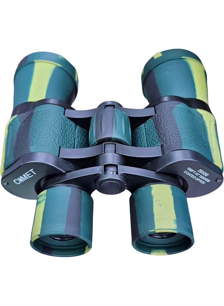 ناظور بقوة 20X50 بمدى رؤية 168 قدم في 1000 ياردة من كوميت