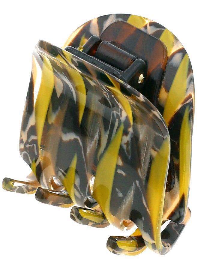 Camila Paris CP3270 French Hair Clip for Women, Small Handmade Mustard, Girls Hair Claw Clips Jaw Fashion Durable and Styling Hair Accessories for Women, Strong Hold No Slip Grip, Made in France - Image 1