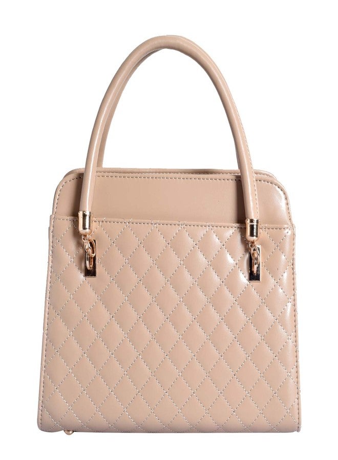 Lino Perros Avril Elle Beige Satchel Bag - Image 5