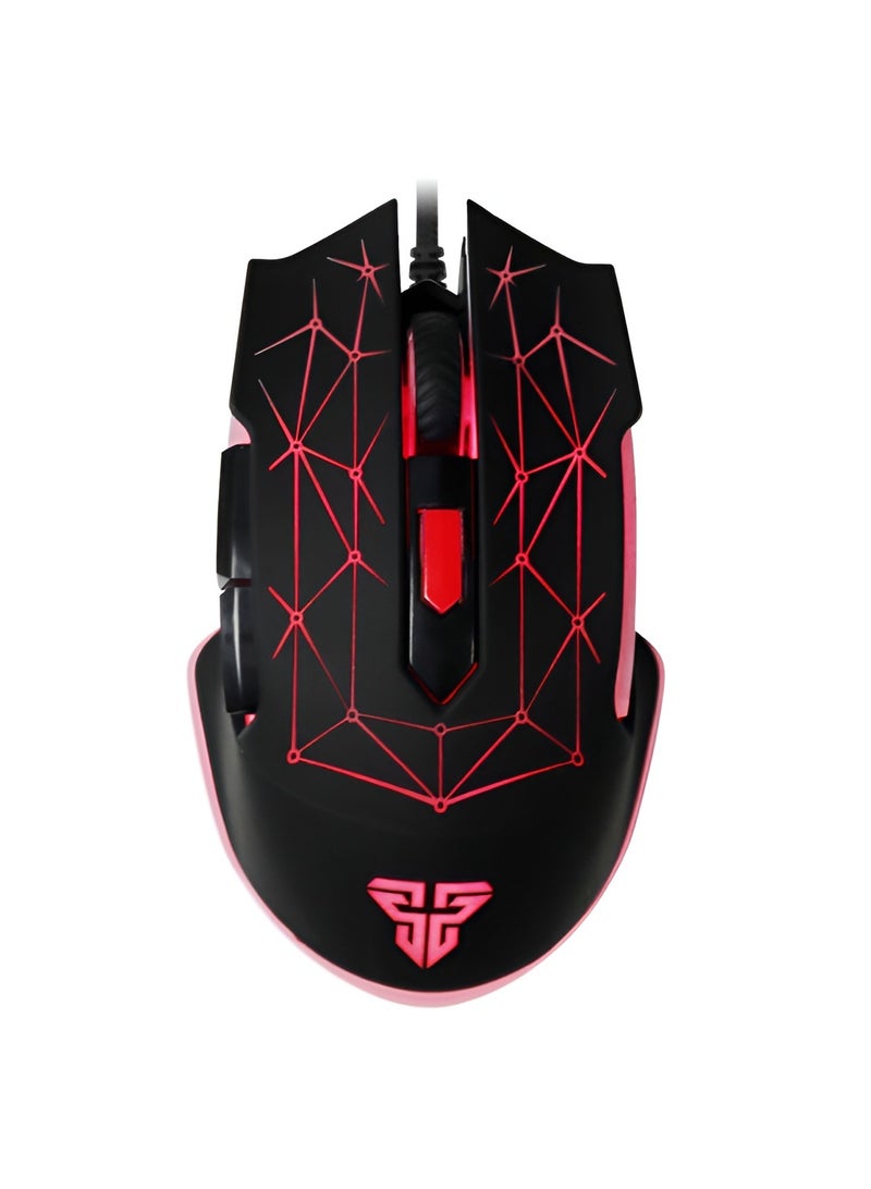 FANTECH BLAST X7 RGB Gaming Mouse - 16.8 Million Colors - 4800 DPI Optical Sensor - 6 Programmable Buttons - RGB Backlight - Black Color.  - Image 1