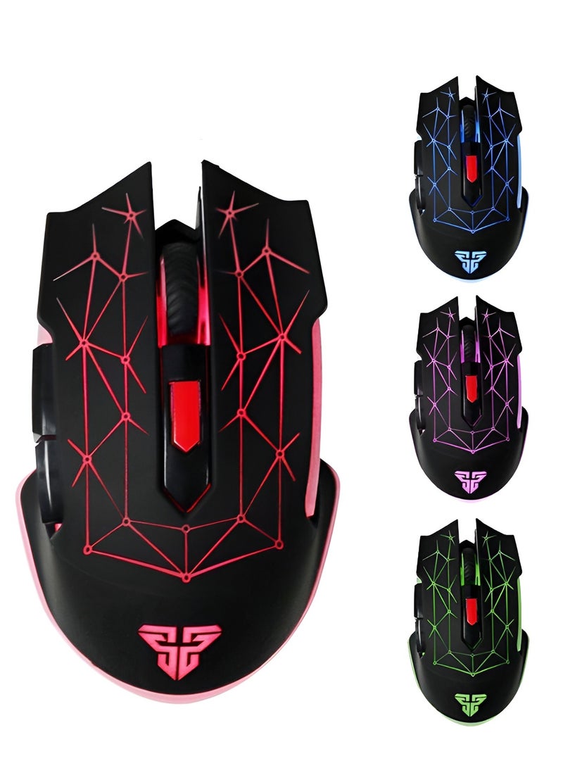 FANTECH BLAST X7 RGB Gaming Mouse - 16.8 Million Colors - 4800 DPI Optical Sensor - 6 Programmable Buttons - RGB Backlight - Black Color.  - Image 2