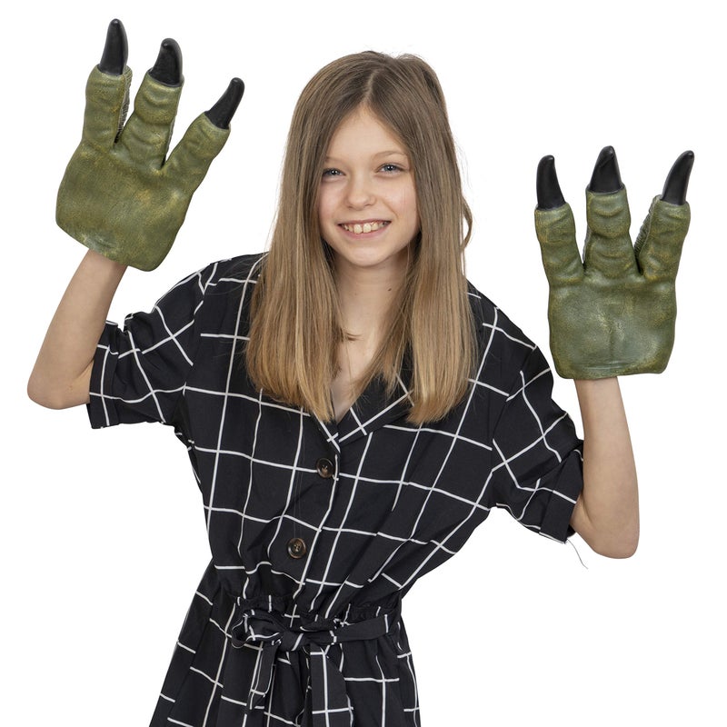 Skeleteen Dinosaur Claws Costume Accessories - Velociraptor Pretend Play Dino Paw Gloves Cosplay Accessories for Adults and Kids - Image 3