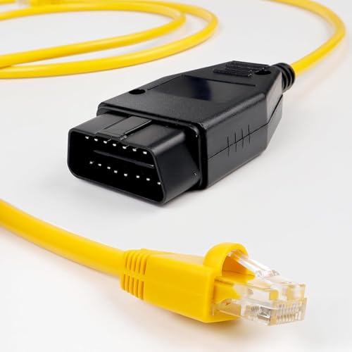 Star AutoLink ENET Ethernet Cable RJ45 OBD2 Interface Coding BMW F Series - Engine Diagnostic Tool Compatible With I-Sta, ICOM Coding, Bootmod3, Bimmercode Programming, Brushing Hidden Data STAR037 - Image 2