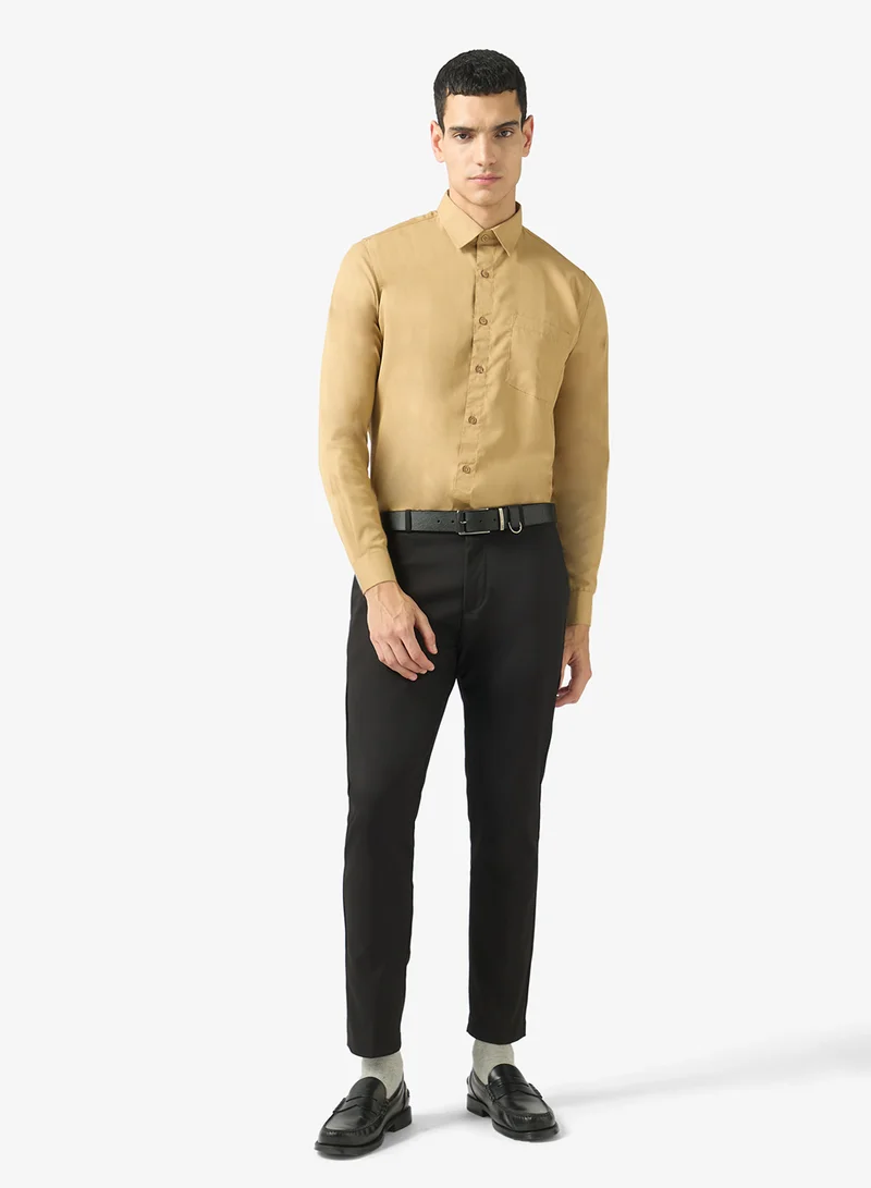 Robert Wood Relaxed Fit Textured Formal Pants