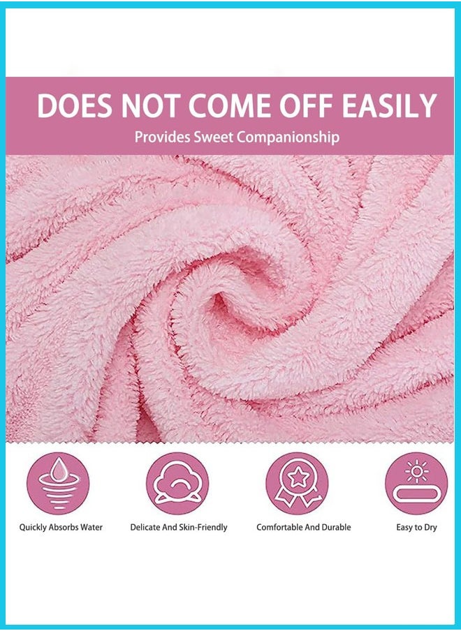 Berma Baby - Baby Hooded Towels, Newborn Bathrobe, Newborn Towel Set with Hood, Soft and Super Absorbent Towel for Babies and Children 0-3 Years (Pink) - Image 1