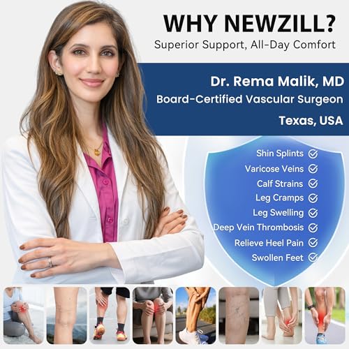 NEWZILL Copper Compression Dress Socks (15-20mmHg) for Men & Women, Cotton Rich Odor Control Best Stockings for Business Casual Running Medical Athletic Edema Diabetic Relief (Dark Blue, L/XL) - Image 3
