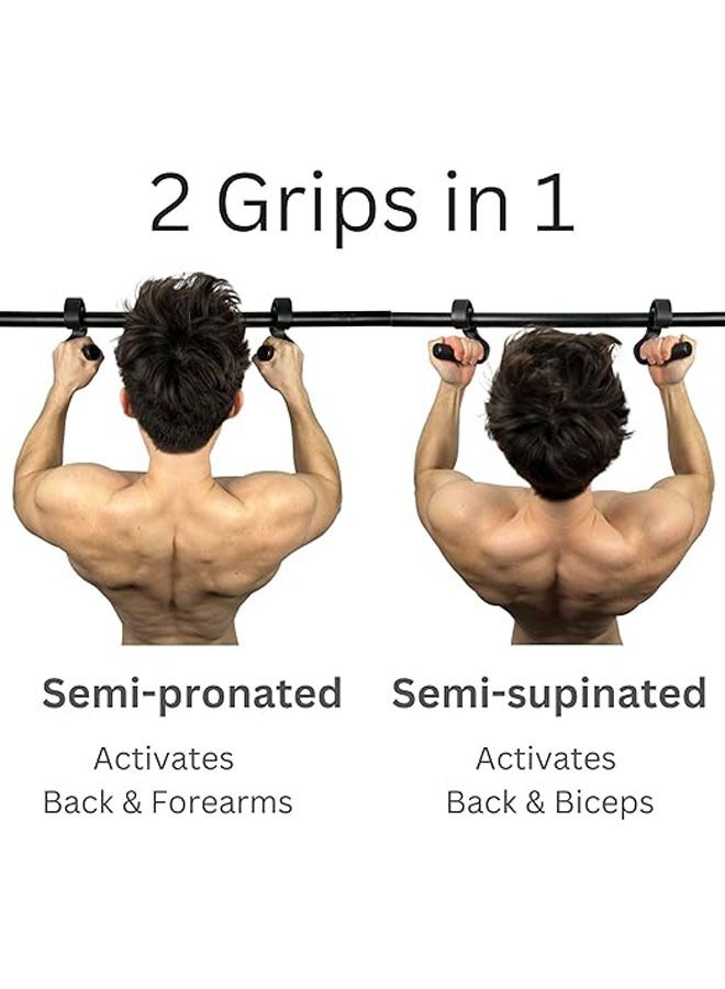 Generic Hook Fitness Handlebars, Multifunctional Fitness Grips, Pull-Ups, Deadlifts, Rows, Strength Machines, Strength Training Equipment  - Image 2