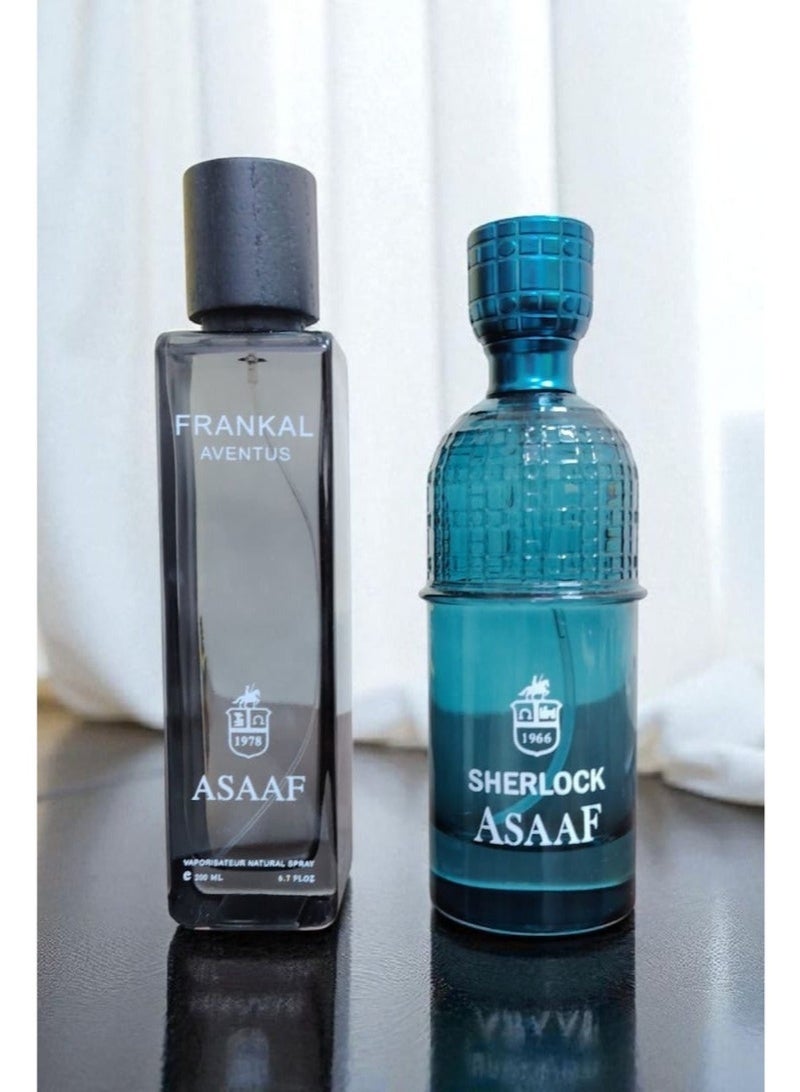 Asaaf Luxury Set Frankel & Sherlock 2 Pieces * 200ml - Image 2