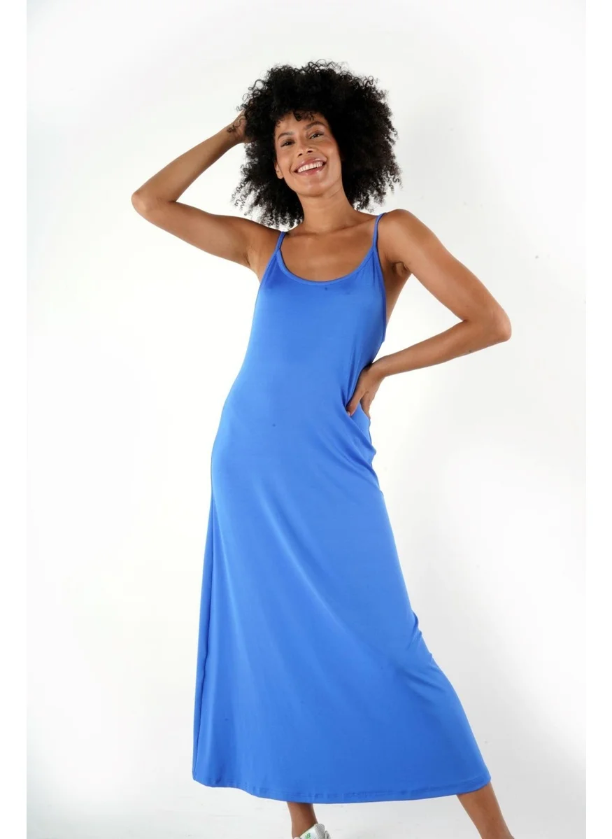 Alexander Gardi Alexandergardi Thin Strap Midi Length Dress (B24-005206)