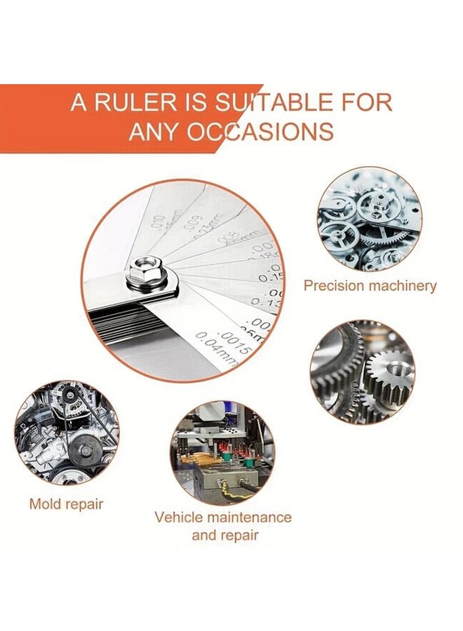 32 Pcs Stainless Steel Valve Gap Gauge Set 0 04 0 88mm Engine Clearance Measuring Tool - Image 4