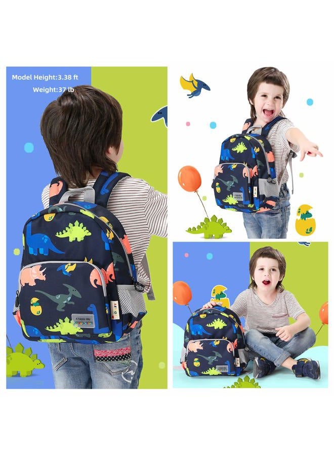 willikiva Waterproof Dinosaur Backpack (Deep Blue) - Image 3