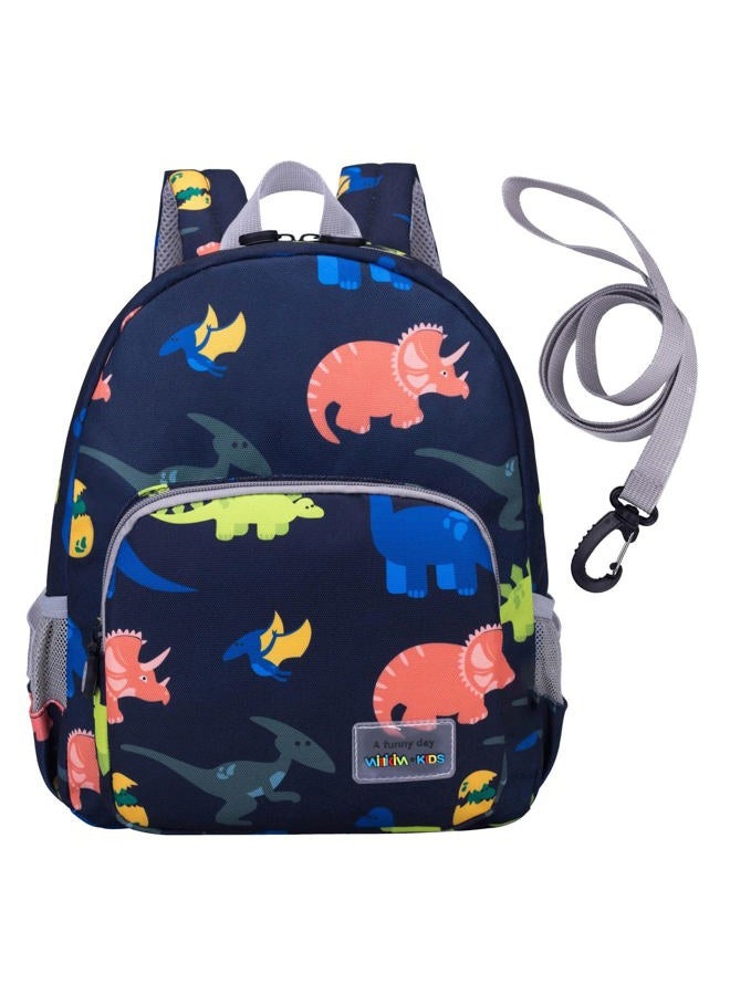 willikiva Waterproof Dinosaur Backpack (Deep Blue) - Image 1