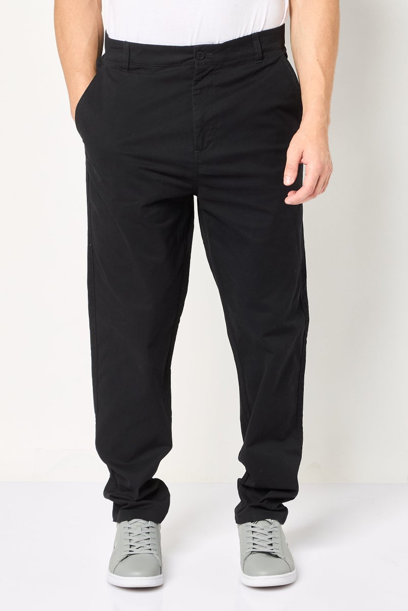 DKNY بنطلون تشينو عادي للرجال، أسود - Image 1