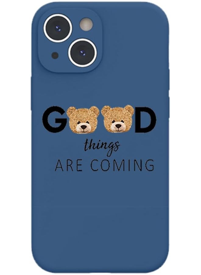 erorex - Protective Slim Fit Case Liquid Silicone Cover With Full Body Protection Anti Scratch Shockproof Case For Iphone 15 Blue Good Time Copy Multicolour Mcpls15Bluea319 - Image 1