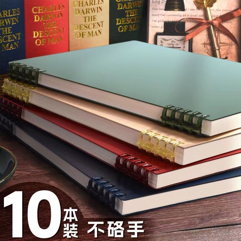 Simple Thickened College Students' Removable B5 Retro Super Thick High Color Value Ins Wind Special A5 Loose-Leaf - Image 2