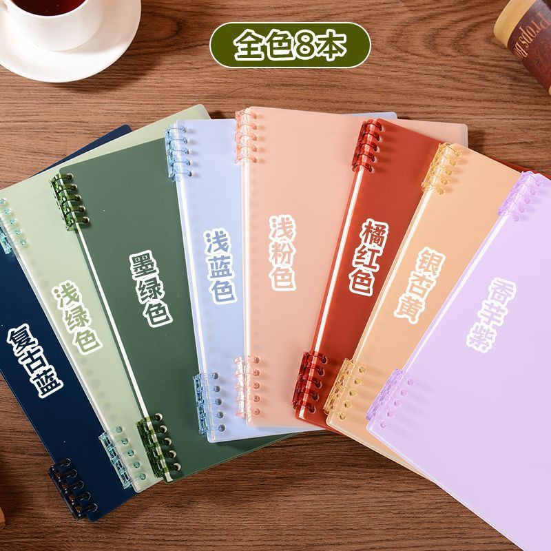Simple Thickened College Students' Removable B5 Retro Super Thick High Color Value Ins Wind Special A5 Loose-Leaf - Image 1