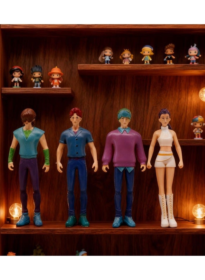 KPOP Figures Kpop Demon Hunters Action Figure Home Decor Desk Ornament For Hunters Fans 12 pcs set - Image 3