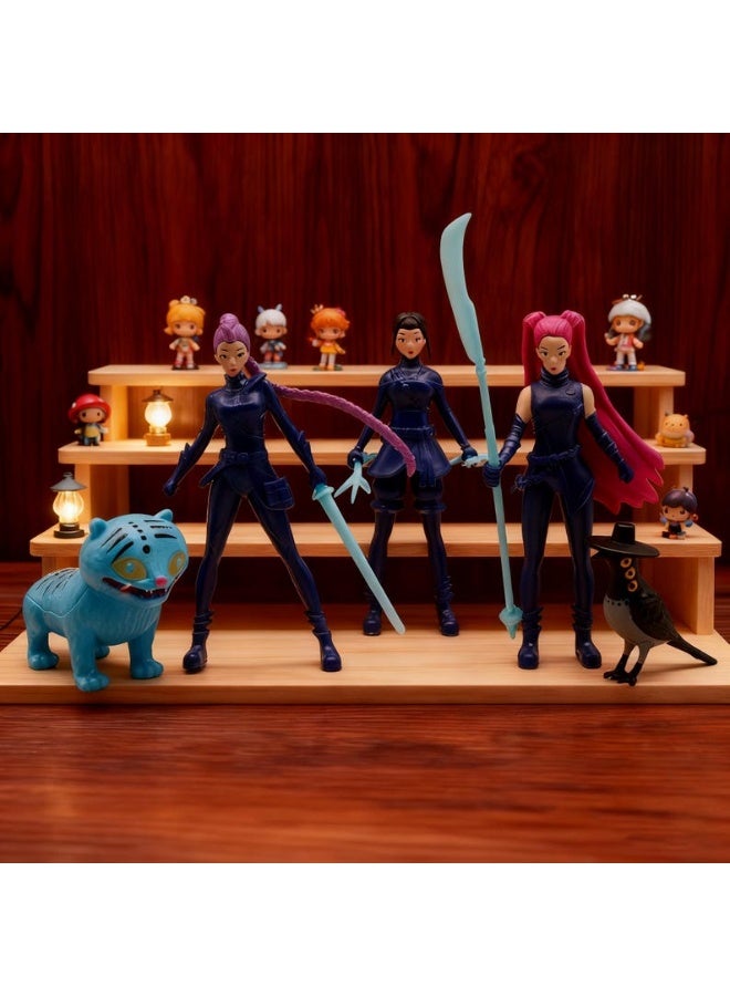 KPOP Figures Kpop Demon Hunters Action Figure Home Decor Desk Ornament For Hunters Fans 12 pcs set - Image 5