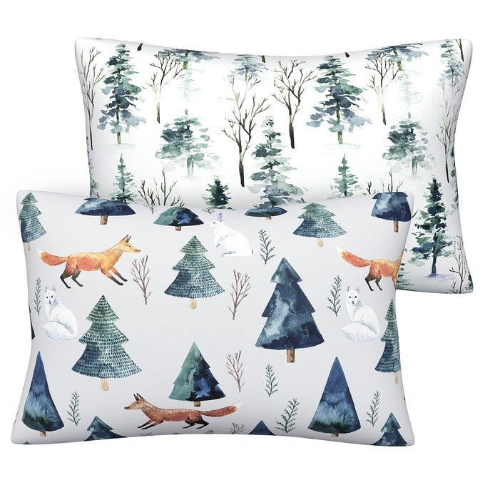 2 PACK PREMIUM TODDLER PILLOWCASE ULTRA SOFT JERSEY KNIT CRIB PILLOW KIDS PILLOW TRAVEL PILLOW CASE COVER MAGICAL