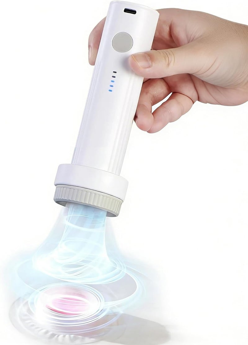 LYAROMIS 6000pa Cordless Electric Vacuum Pump,Fast Discharge The Air,Travel Vacuum Pump For Various Vacuum Sealing Bag,Portable Rechargeable Type-C,For Clothes,Bedding,Travel,Moving (Universal 25mm-35mm Valve) - Image 1