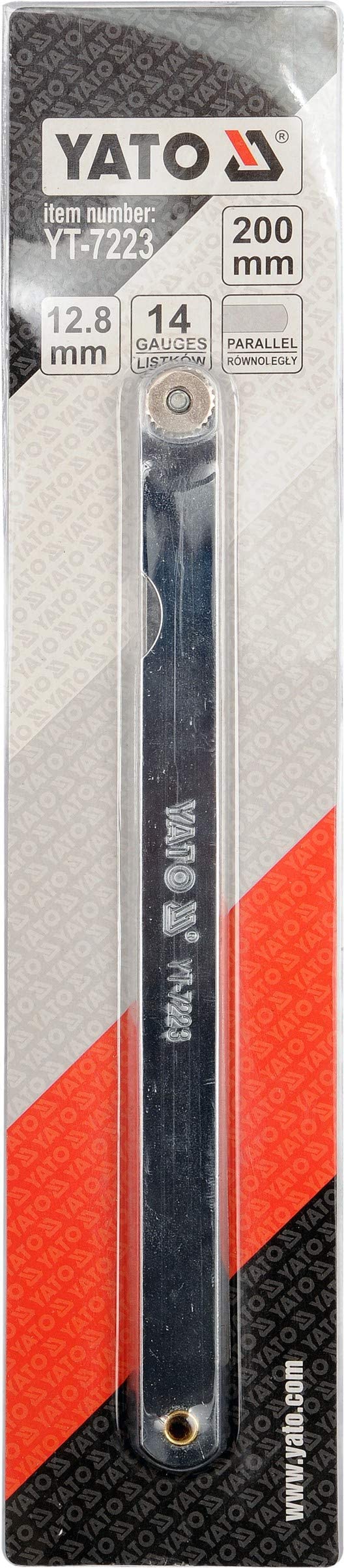 Yato Feeler Gauge 14 Leaf 200 mm 0.05 â“ 1.5 mm - Image 4