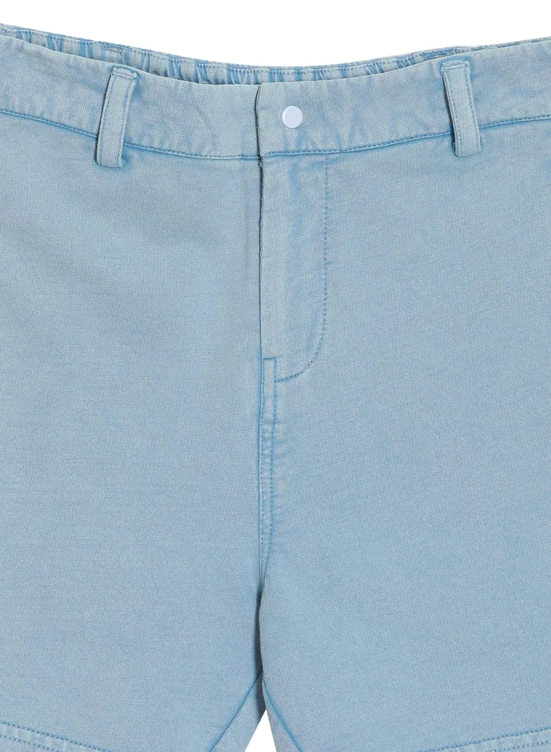 Pilolo Denim Polka shorts