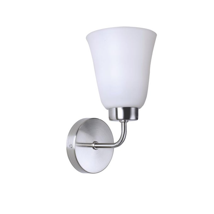 TRUMPET NICKEL WALL LIGHT | DECORATIVE INDOOR WALL LAMP FOR BEDROOM & HALL | BULB BASE : E27 (BULB NOT INCLUDED)