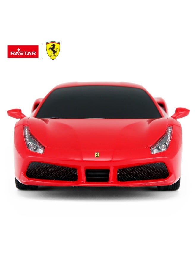 Rastar 1:24 Scale Ferrari 488 GTB Remote Control Car, Officially Licensed Ferrari RC Toy Car for Kids - Image 3