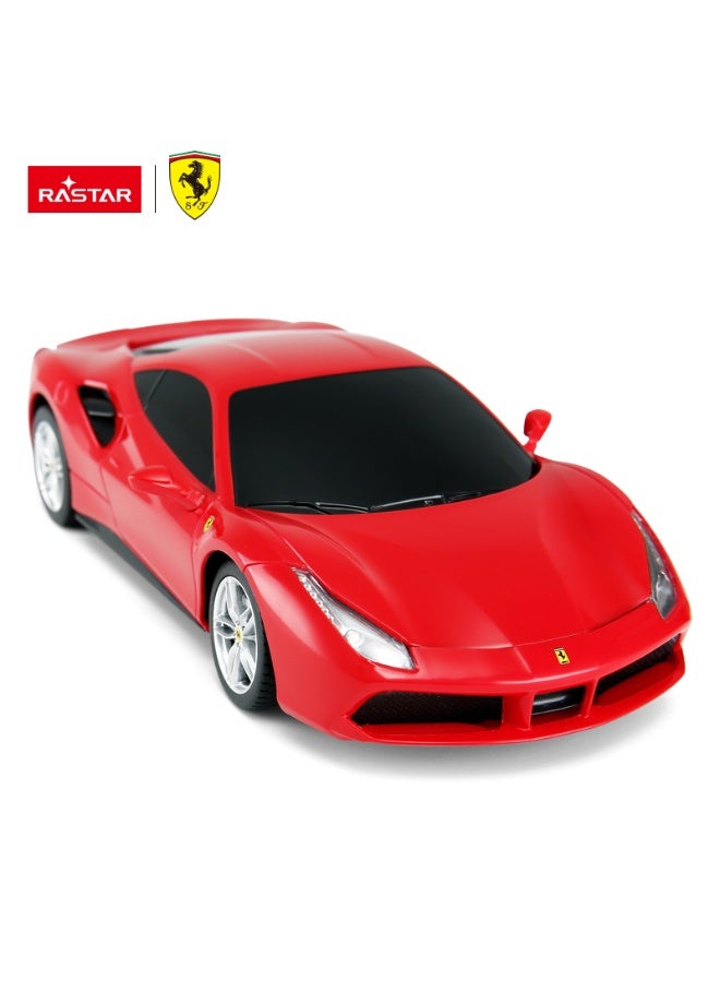 Rastar 1:24 Scale Ferrari 488 GTB Remote Control Car, Officially Licensed Ferrari RC Toy Car for Kids - Image 4