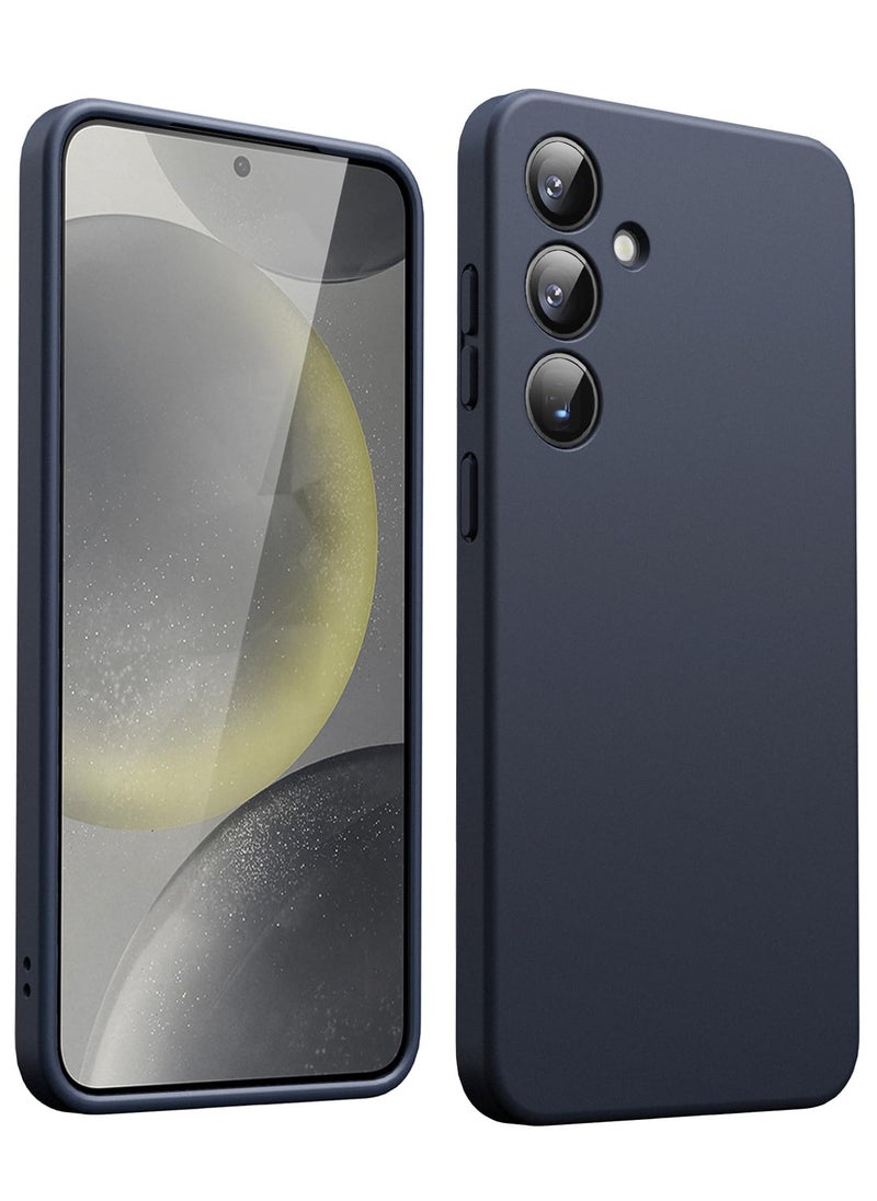 Jetech Slim Fit Case For Samsung Galaxy S24 Plus 5g Camera Lens Full Protection Soft Tpu Thin Protective Phone Cover With Matte Finish Shockproof Dark Blue  - Image 1