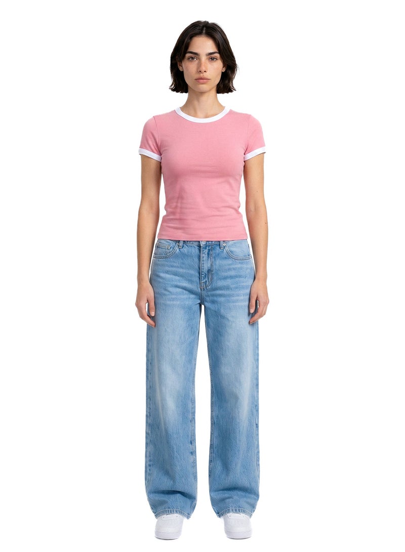 CTRL Contrast Baby Tee - Image 3