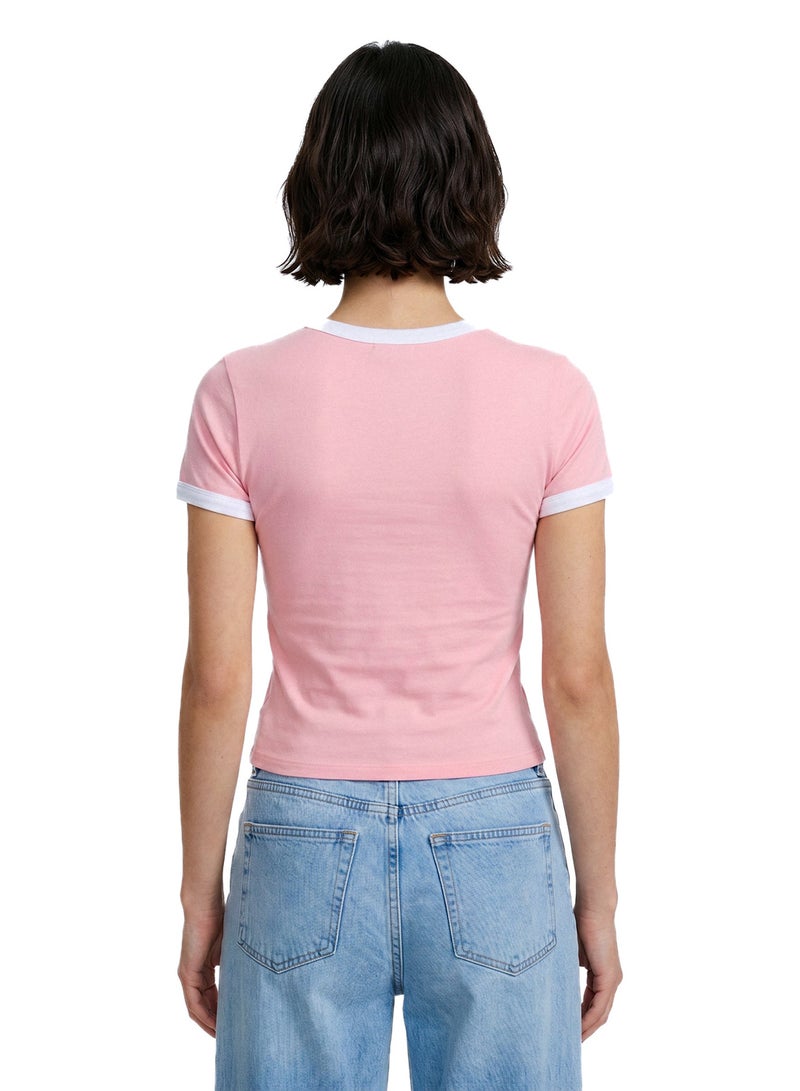 CTRL Contrast Baby Tee - Image 2