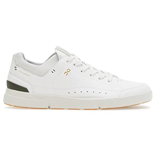 On Mens The Roger Centre Court Synthetic Leather White Jungle Trainers 7 US - Image 1