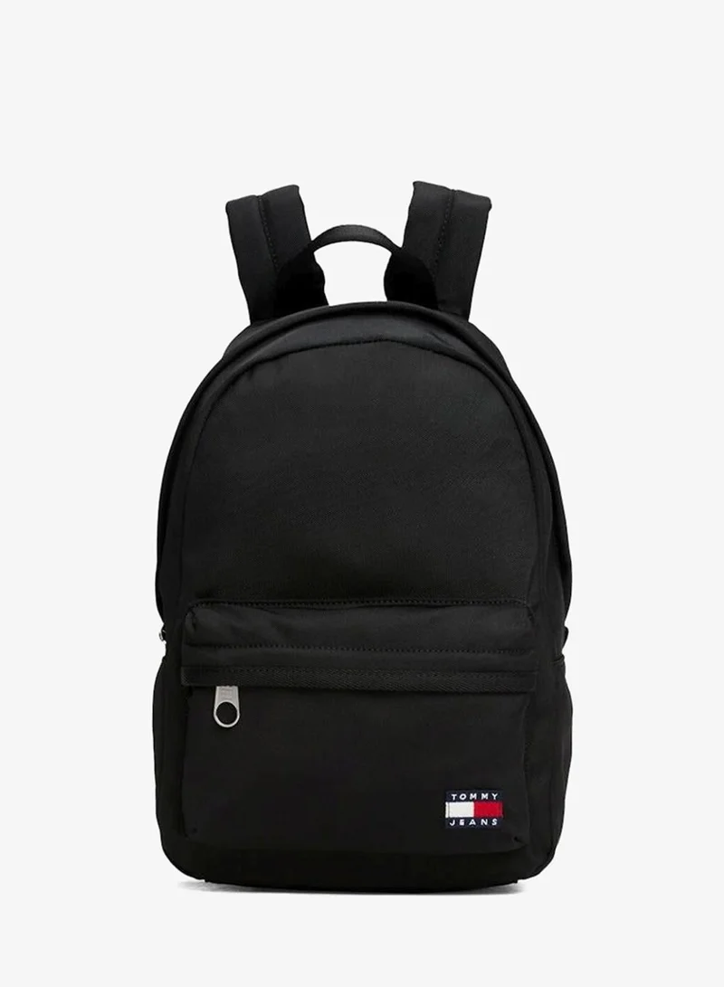 Logo Detailed Zip Through Backpack