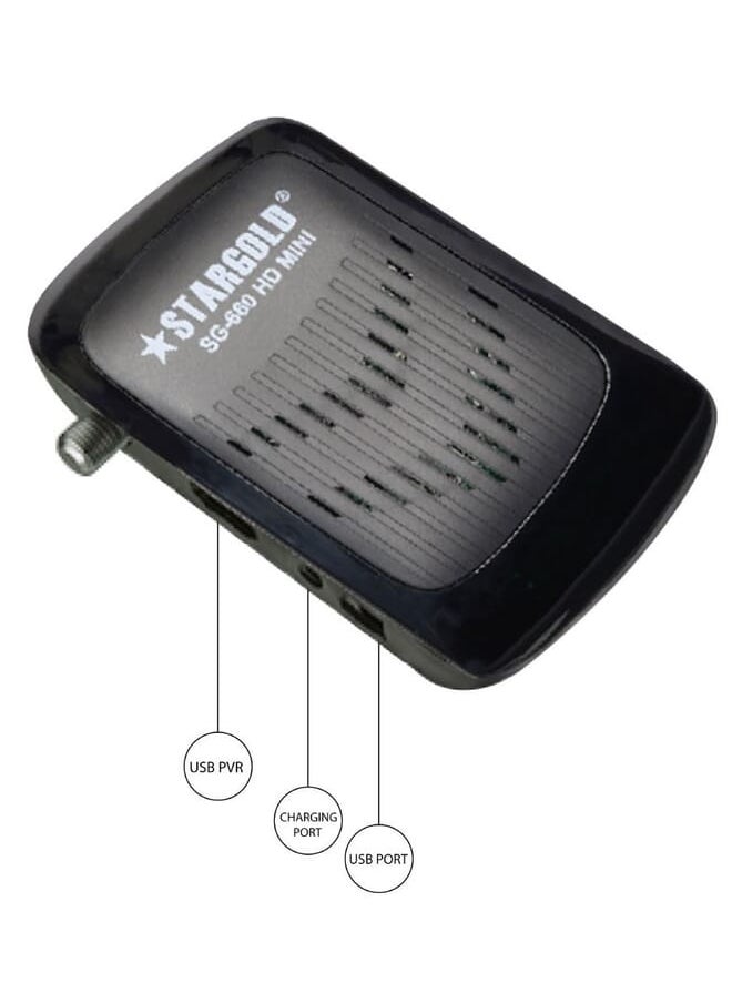 Stargold - Satellite Receiver Mini Full Hd 4K 4000 Channels Epg Mpeg 2 4 Osd Blind Scan Auto Scan Support Usb Pvr - Image 1