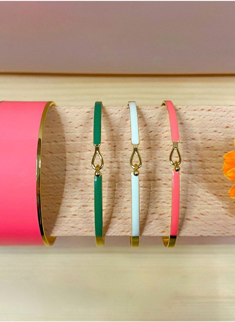 Bangle up Enamel Bracelet  - Image 2