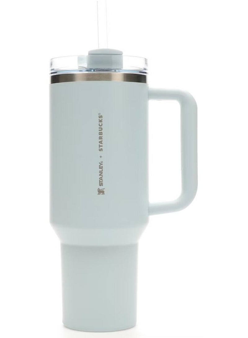 Stanley Quencher H2.0 FlowState Stainless Steel Vacuum Insulated Tumbler with Lid and Straw for Water, Iced Tea or Coffee, Smoothie and More, 40 oz - Image 1