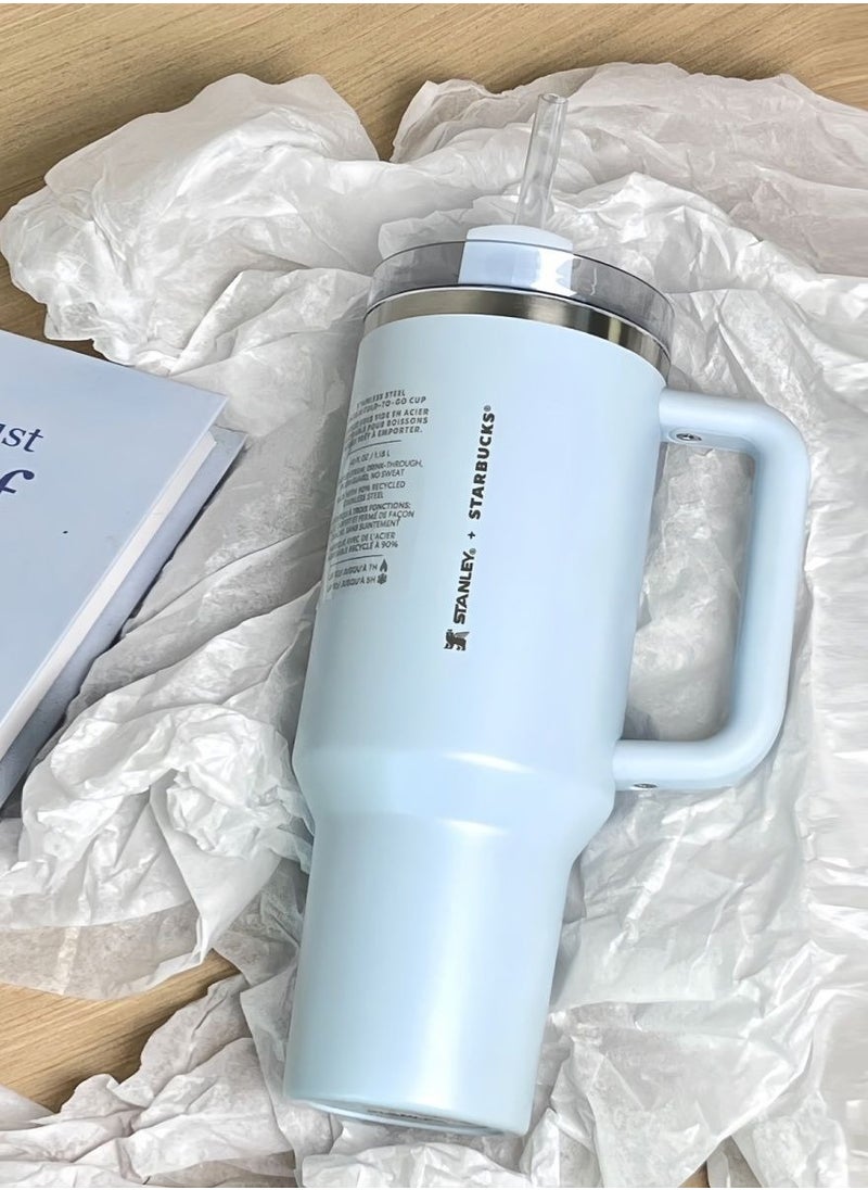 Stanley Stanley Quencher H2.0 FlowState Stainless Steel Vacuum Insulated Tumbler with Lid and Straw for Water, Iced Tea or Coffee, Smoothie and More, 40 oz  - Image 2