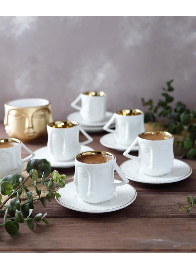 Nordic Face 6-Piece White Coffee Cup Set - pzsku/ZED294A4C06CE1B4FE706Z/45/_/1731155469/2c834c0e-a781-4bcc-ad70-2a55b47bbf90