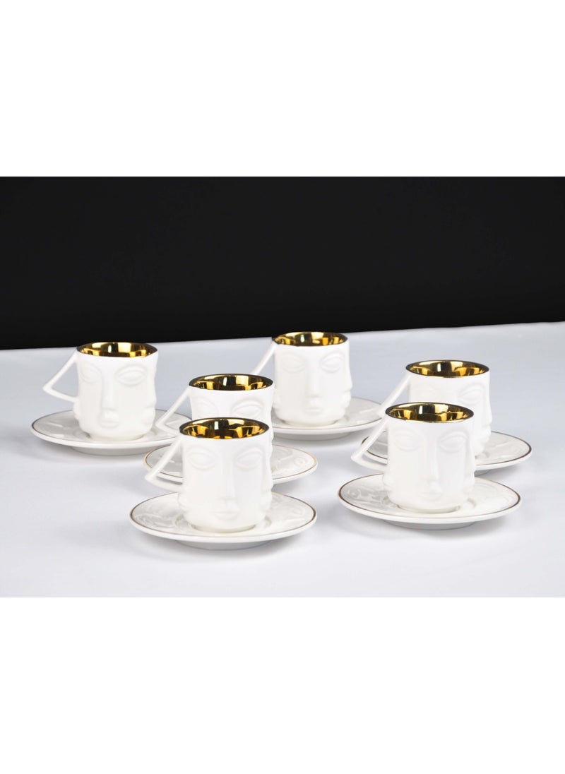 Nordic Face 6-Piece White Coffee Cup Set - pzsku/ZED294A4C06CE1B4FE706Z/45/_/1731155472/6fdde734-14a6-4e4b-99e3-479069488337