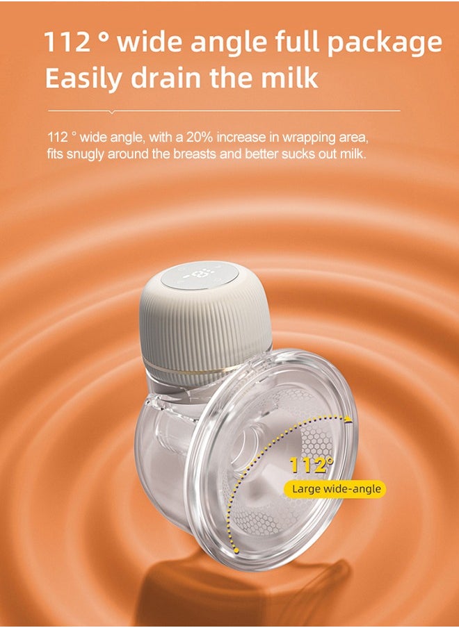 Occuwzz Breast Pump Electric Wearable Smart Display Mini Breast Milk Collector  - Image 4