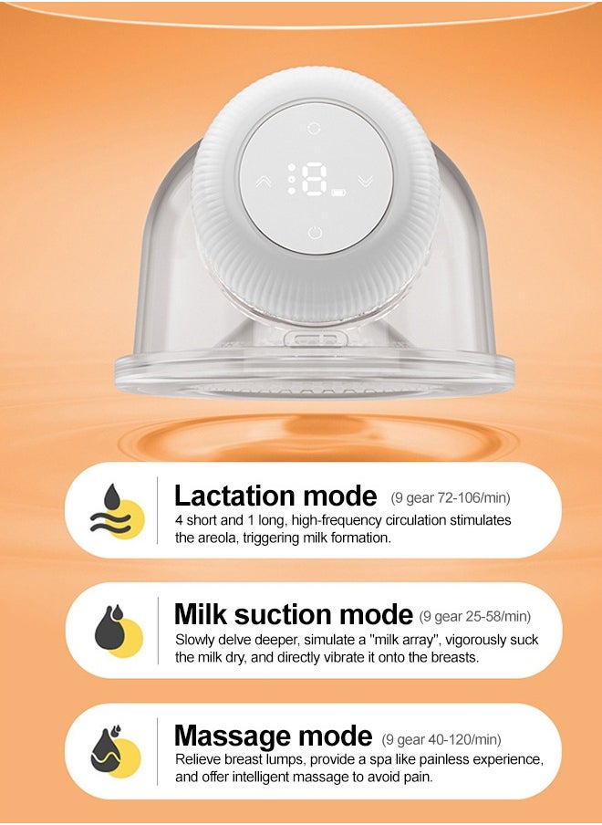 Occuwzz Breast Pump Electric Wearable Smart Display Mini Breast Milk Collector  - Image 3