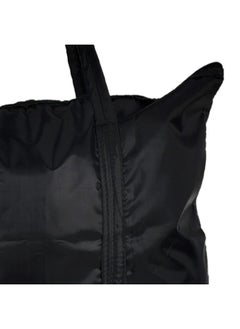 Kuber Industries Kuber Industries Multiuses Polyster Storage Bag|1 Small Pocket & Handle |Shopping Bag|Tote Bag|Cloth Bag |Size 56 x 18 x 47 (Black)-47KM01249  - Image 5