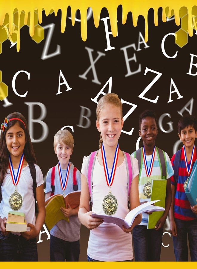 Quelay 30 Pcs 2'' Award Medals Bulk Gold Winner Medals with Neck Ribbons Metal Trophy Award Prize Gift for Tournaments, Competitions, Party, Kids and Adults (Spelling Bee) - Image 5