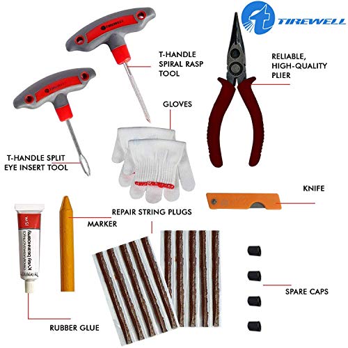 TIREWELL TW-5001 9-in-1 Tubeless Tyre Puncture Kit (TW-5001) - Image 2