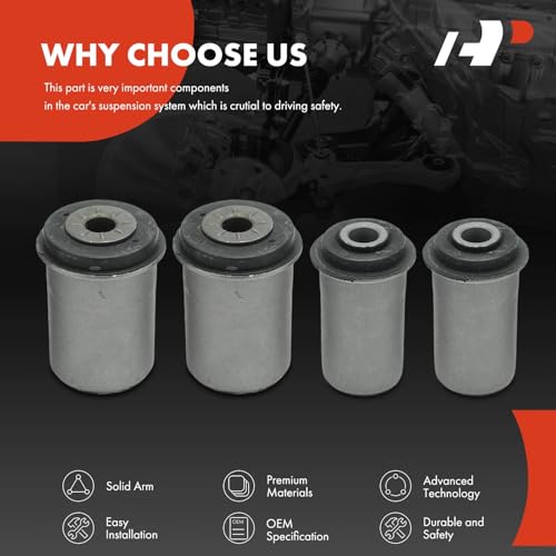 A-Premium Set of 4, Front Lower Control Arm Bushing Kit, Compatible with Ford F-150 1997-2003, F-150 Heritage 2004, F-250 1997-1998, Expedition 1997-2002 & Lincoln Navigator 1998-2002, RWD - Image 5