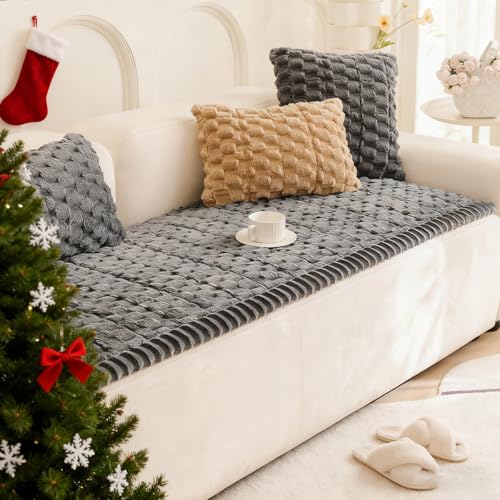 Gumfolk Plush Pet Sofa Covers for Dogs Washable Couch Protector for Cushion, Dog Friendly Furniture Covers Protector - Image 2