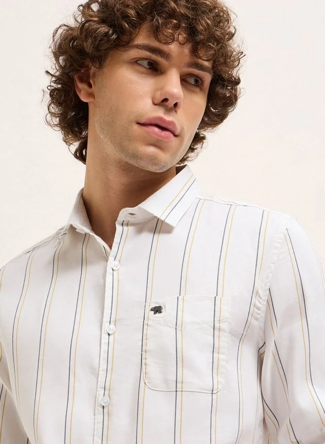 THE BEAR HOUSE Men's Shirt for Casual and Formal Wear | Classic Button-Down Style for Office, Daily Use, Travel, Events & All-Season Outfits | Versatile & Stylish Wardrobe Essential for Every Occasion
